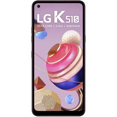 Smartphone LG K51S Dual Chip Android 9.0 Pie 6.55" Octa Core 64GB 4G PINK