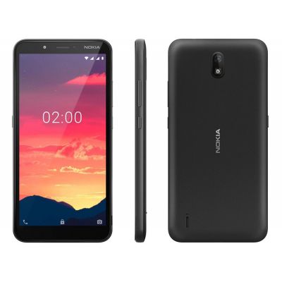 Smartphone Nokia C2 16+16GB preto 4G 1GB RAM 5,7” - Câm. 5MP + Selfie 5MP