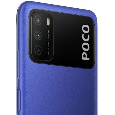 Smartphone Xiaomí Poco M3 Azul 64/4GB  FHD+ 6,53" Câmera Tripla 48MP 6.000mAh