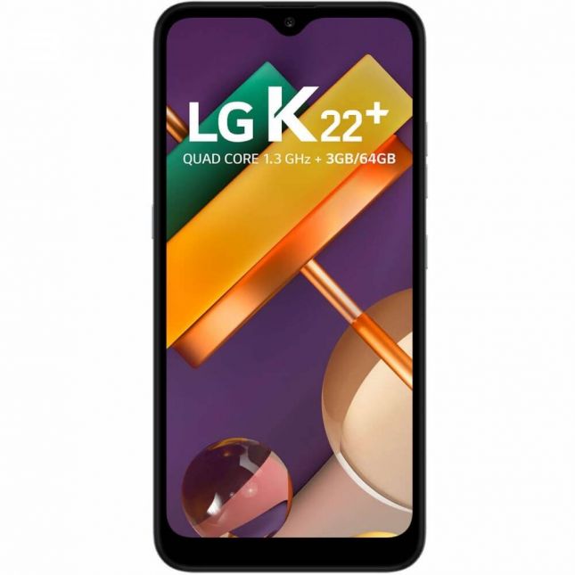 Smartphone LG K22+ 64GB Dual Chip Android 10 Tela 6.2