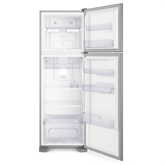 Refrigerador Electrolux DFX41 Frost Free 127v Turbo Congelamento 371L - Inox