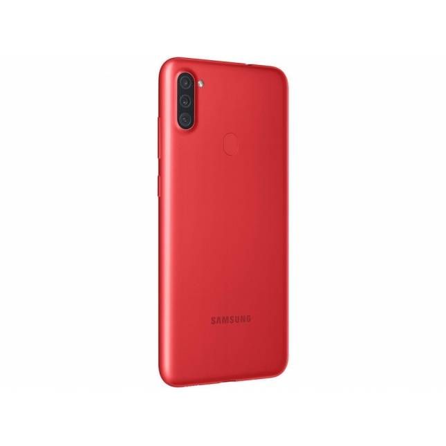 Smartphone Samsung Galaxy A11 64GB Vermelho 4G - Octa-Core 3GB RAM 6,4” Câm. Tri