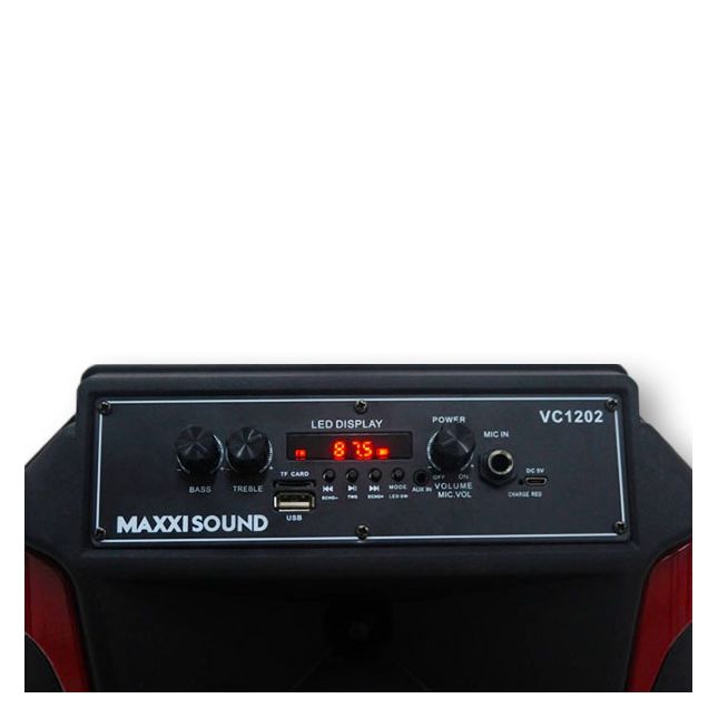 Caixa de Som Amplificada Vc1202  Falconbox 350W Bivolt Maxxisound