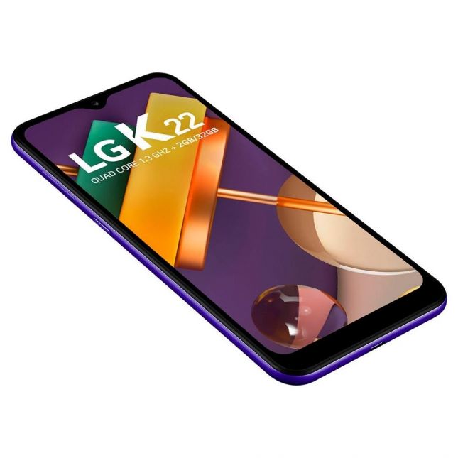 Smartphone LG K22, 32GB, 13MP, Tela 6.2´, Azul - LMK200BMW