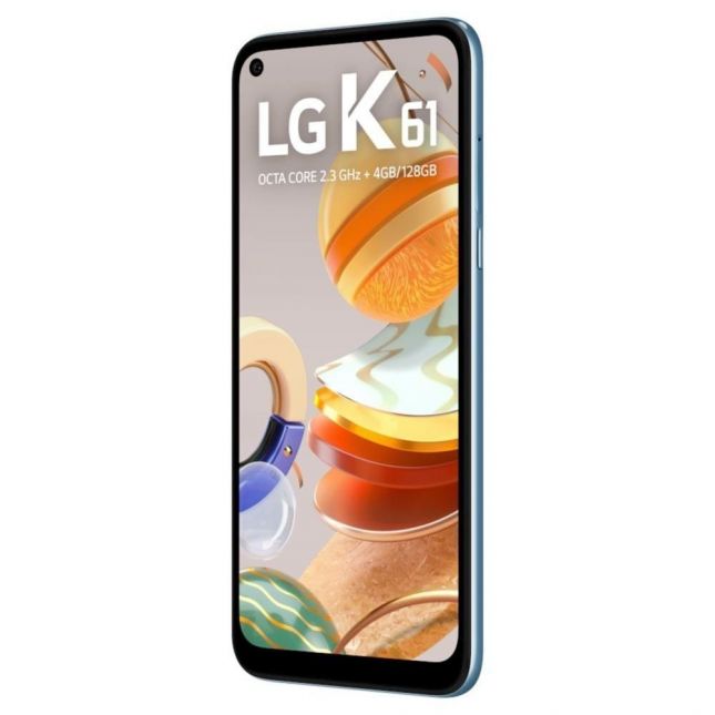Smartphone LG K61 128GB Branco 4G Octa-Core - 4GB RAM 6,53” Câm. Quádrupla