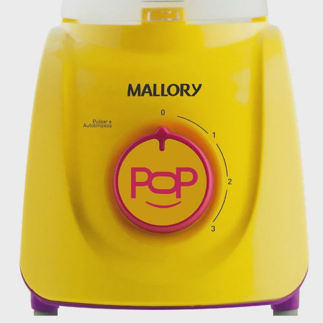 Liquidificador Mallory Tornado Pop 127v Amarelo