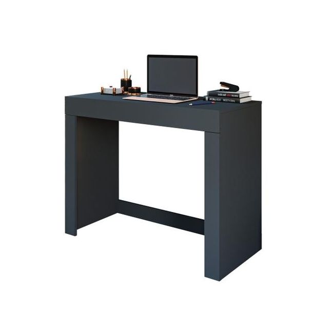 Mesa para Computador com 1 Gaveta Cléo – Permóbili - Chumbo