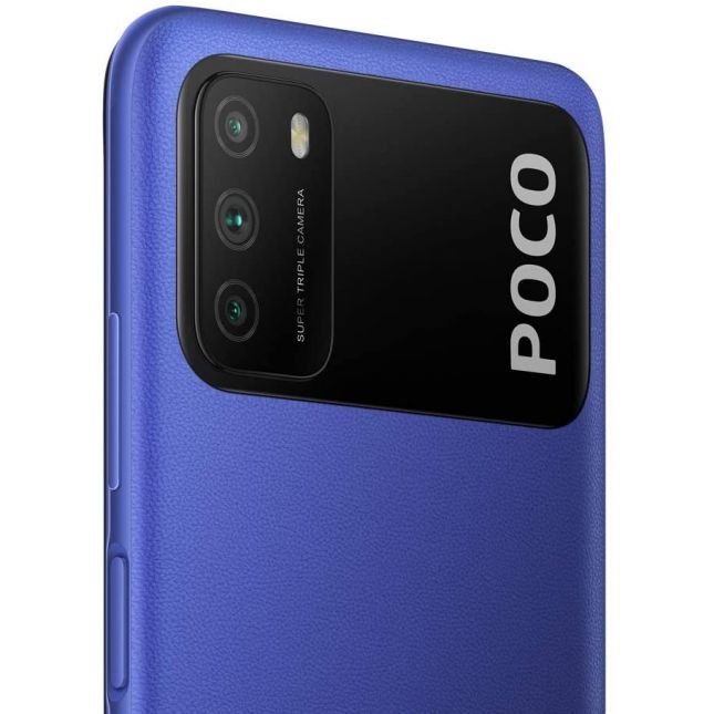 Smartphone Xiaomí Poco M3 Azul 64/4GB  FHD+ 6,53