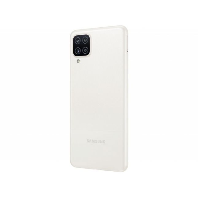 Smartphone Samsung A12 Branco 64GB Tela 6.5” 4GB RAM Cam 48MP 5MP 2MP 2MP
