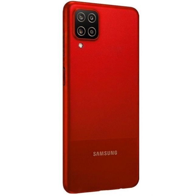 Smartphone Samsung A12 Vermelho 64GB Tela 6.5” 4GB RAM Cam 48MP 5MP 2MP 2MP