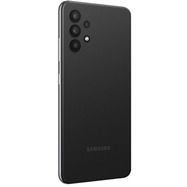 Smartphone Samsung A32 preto 128GB 6.4'' 4GB RAM Câmera Quádrupla Selfie 20MP