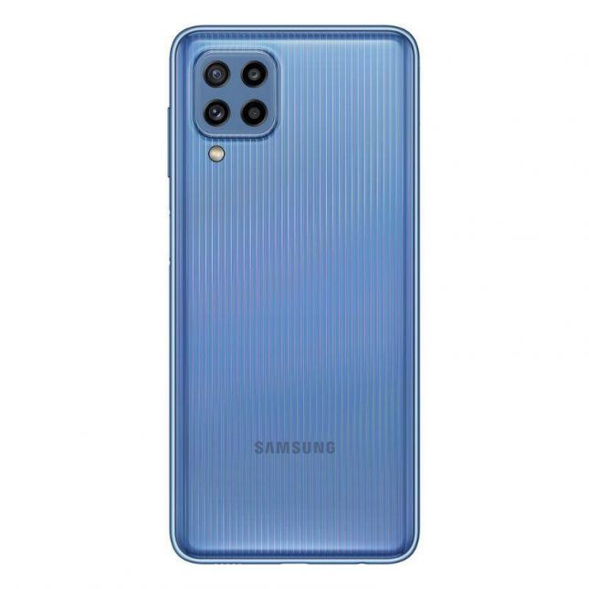 Smartphone Samsung M32 Azul 128/6GB Tela de 6,4” Câmera Quádrupla + Selfie 20MP